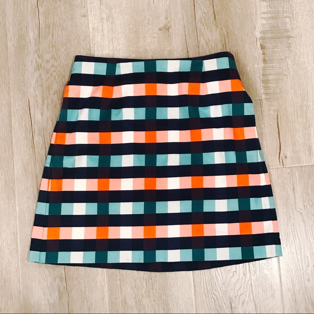 Kate Spade Saturday Checked Mini Skirt size 0
